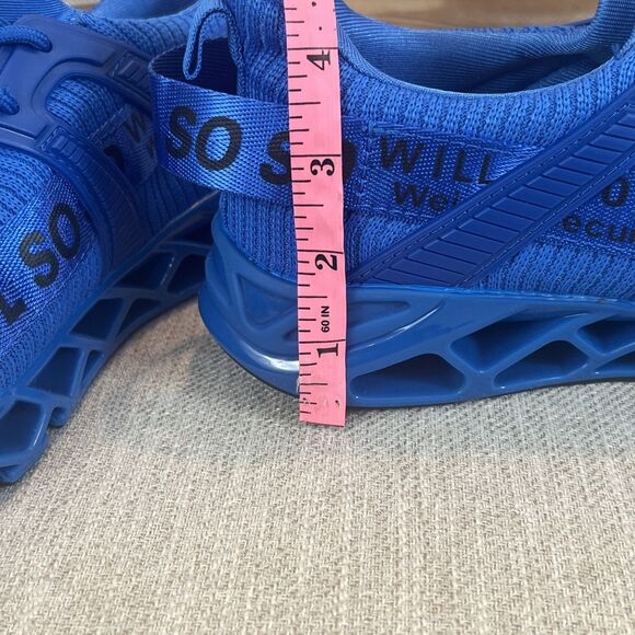 JUST SO SO Men\'s Athletic Sports Running royal Blue casual Sneaker EU 43 Size 10 main image 8